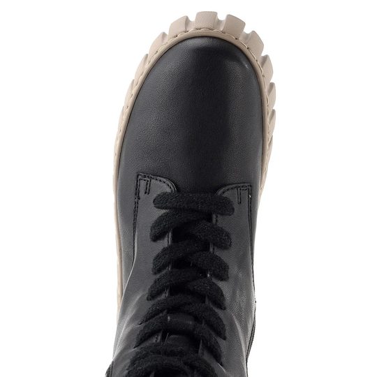 Gabor šněrovací kotník na platformě černý 76.786.57