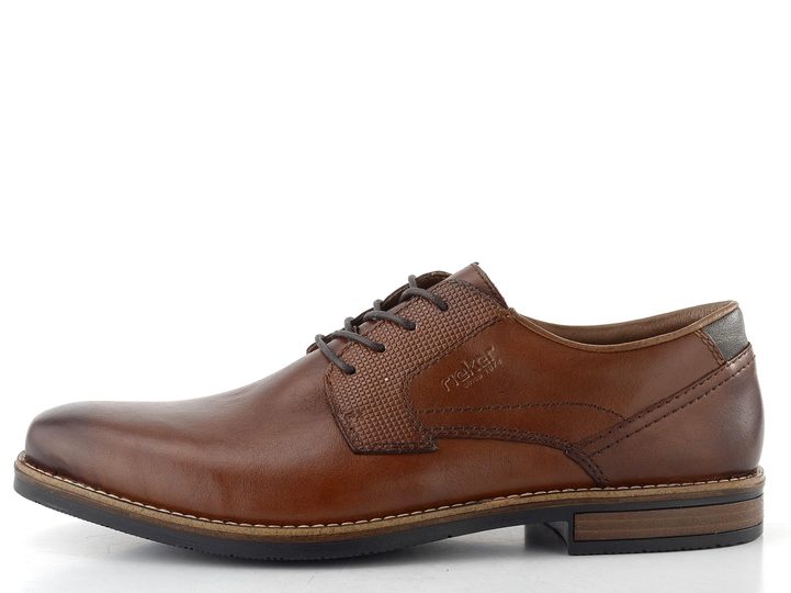 Rieker pánske elegantné poltopánky hnedé 13523-24