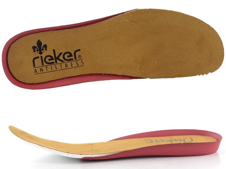 Rieker otvorené poltopánky na suchý zips modré L0575-14