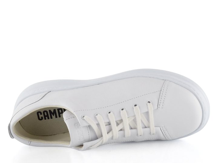 Camper biele dámske poltopánky na platforme K200508-041