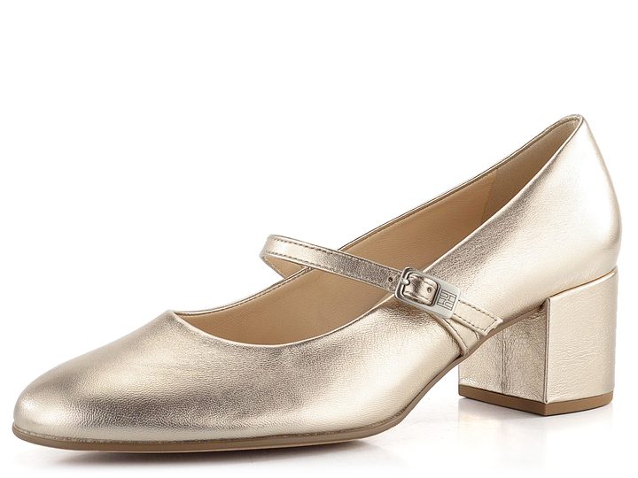 Högl metalické lodičky s priehlavkovým pásikom Lightbro 8-104211