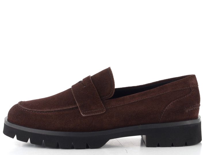 Högl luxusní semišové mokasíny chocplum 2-171602-2100