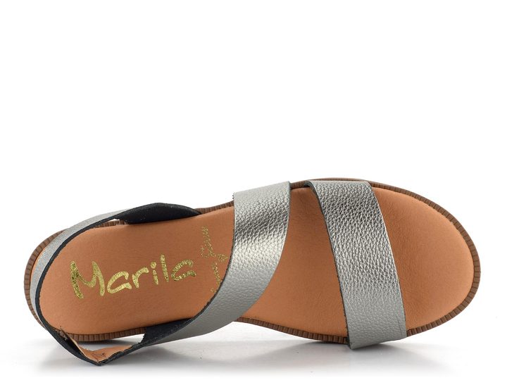 Marila metalické sandály Ash Grab. Lam. Acero