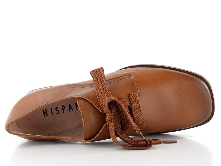 Hispanitas šněrovací polobotky na podpatku Marsella cuero HI254390