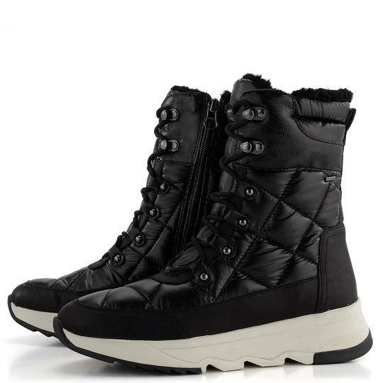 Geox prošívaný kotník černý Falena ABX D26HXB043FUC9999