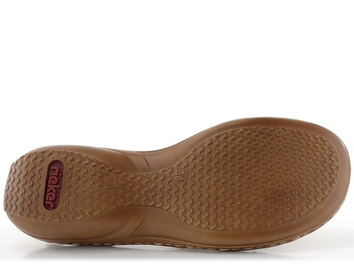 Rieker sandály růžové s bižuterií 60855-31