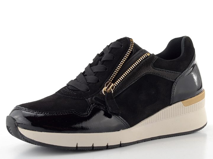 Gabor tenisky na kline čierne 76.508.37