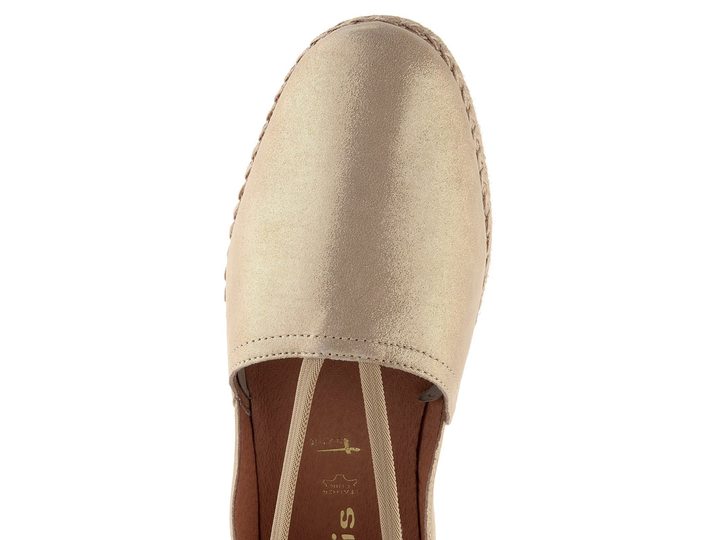 Tamaris espadrilky s gumičkami Champagne 1-24620-44