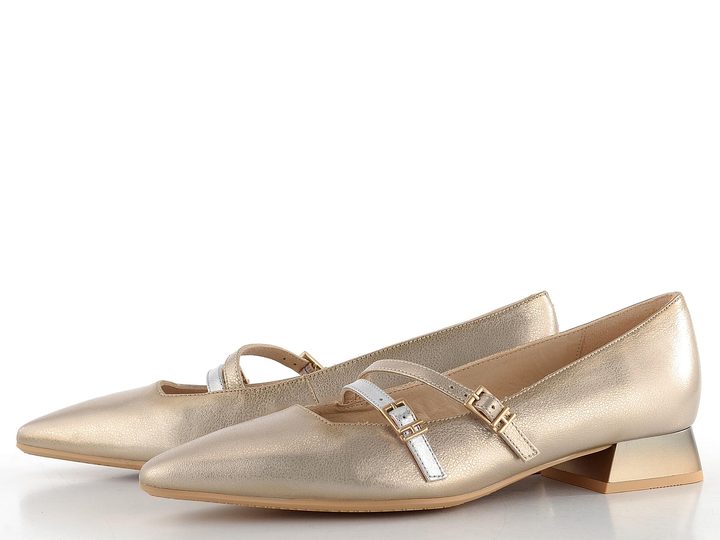 Hispanitas lodičky s nártovými pásky Dali Cava/Silver BHV254073