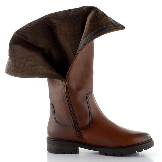 Ara kožené kozačky Cambridge cognac 12-11274-03
