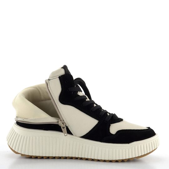 Rieker Revolution kotník na platformě černo-bílý W1770-60