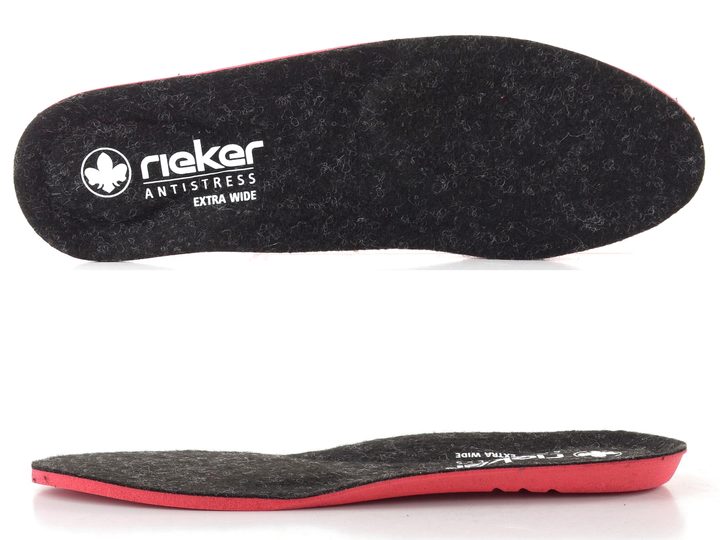 Rieker šněrovací kotník s membránou vino/orange-multi N1305-35