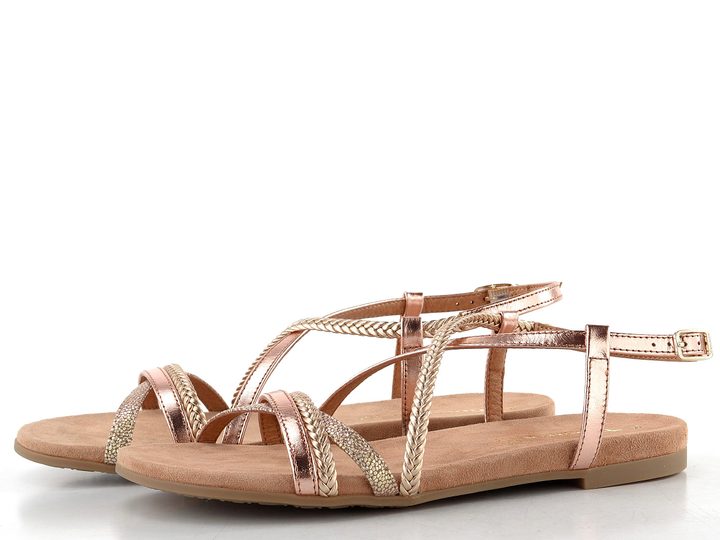 Tamaris páskové sandály rose combi 1-28130-46