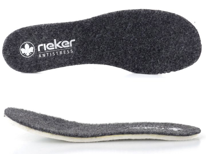 Rieker šněrovací kotník s nápletem modrý 73343-15