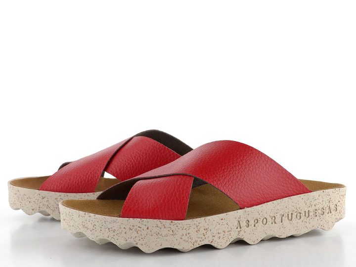 Asportuguesas červené pantofle P018276002