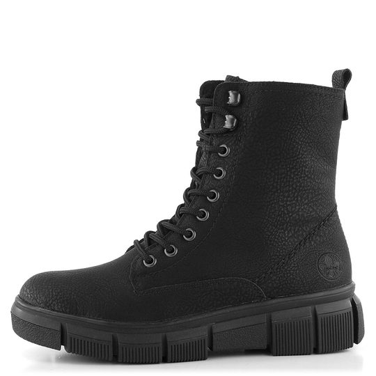 Rieker vyššia šnurovacia členková obuv so zipsom X3400-00