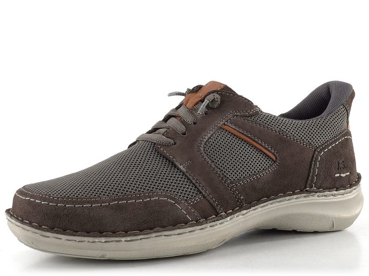 Josef Seibel pánské šněrovací polobotky New Anvers asfphalt-kombi 44924TE387