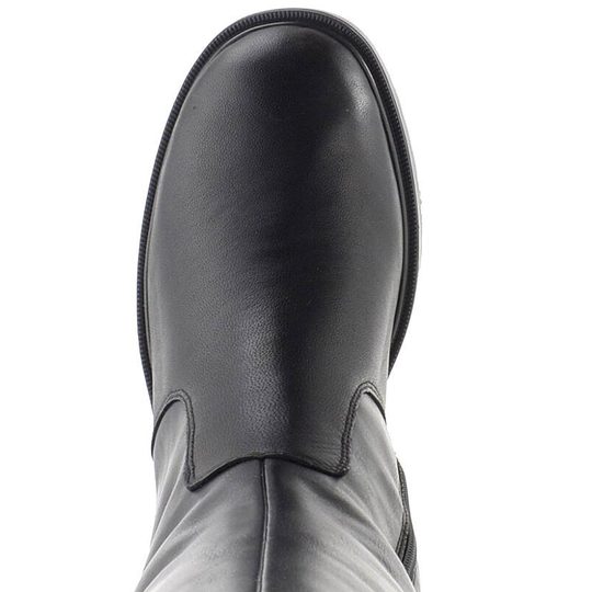 Rieker hladké černé kozačky Y5254-00