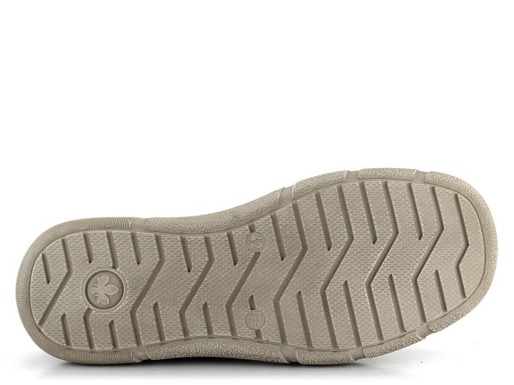 Rieker vzdušné polobotky s páskem na suchý zip temně šedé 04050-40