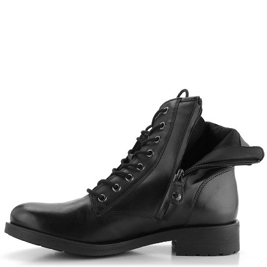 Geox kotník šněrovací Rawelle černý D046RA000TUC9999