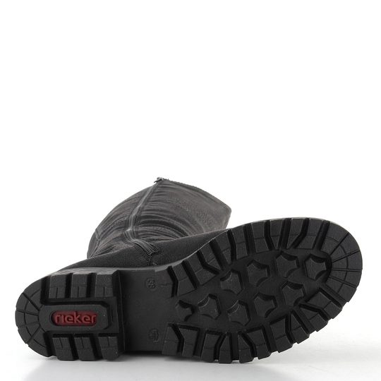 Rieker variabilné čižmy s membránou čierne 78554-00