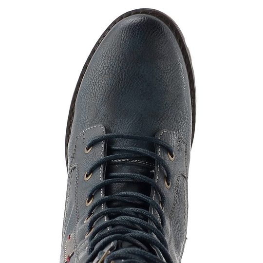Mustang šněrovací polokozačky navy 15M0082003