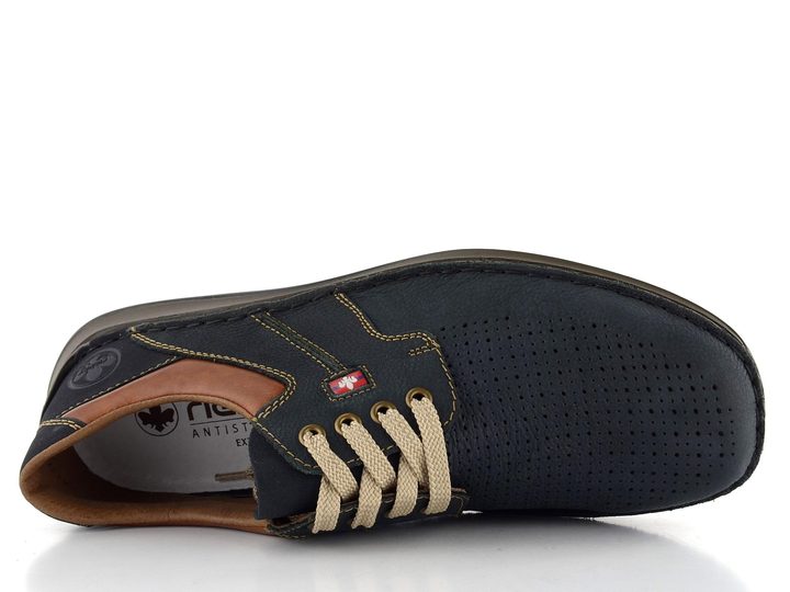 Rieker polobotky s perforovanou špičkou 05207-15