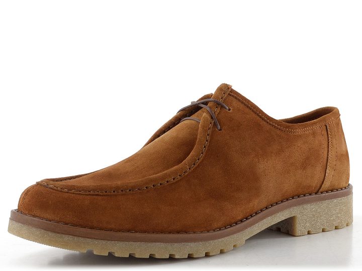 Jadi Barton pánské semišové polobotky světle hnědé M25201