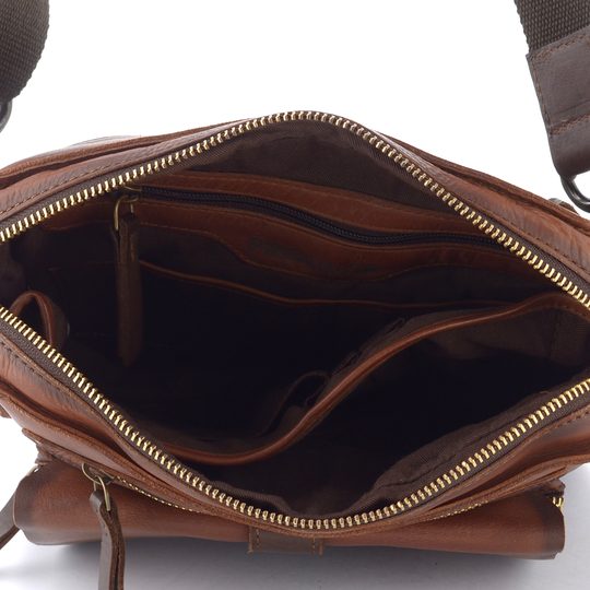 Pikolinos pánska crossbody kabela Caimari cognac MHA-160