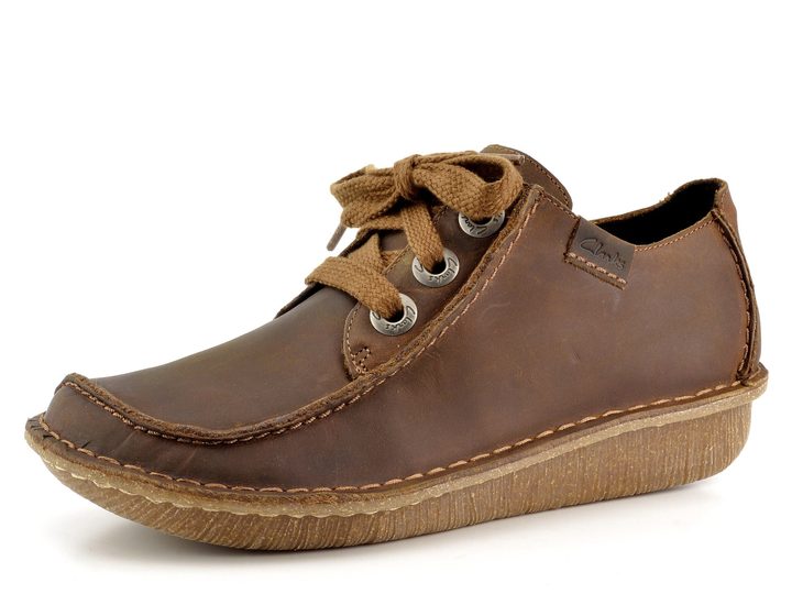 Clarks polobotky hnědé Funny Dream Brown