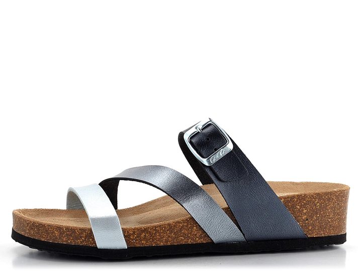 Ara dámské pantofle Bali Silber/Anthrazit 15-17212-10