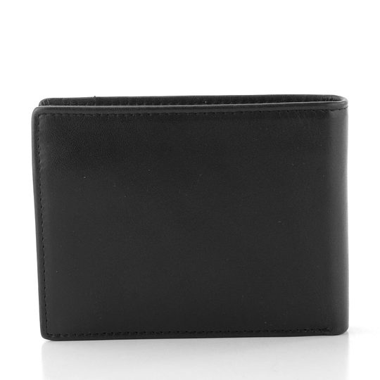 Pánská kožená peněženka černá 12567