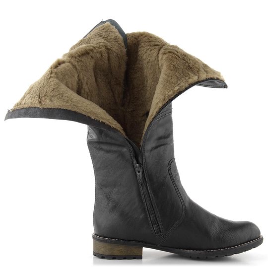 Remonte čižmy vario XL čierne R3370-01