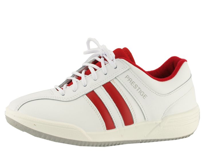 Prestige dámské polobotky white/red