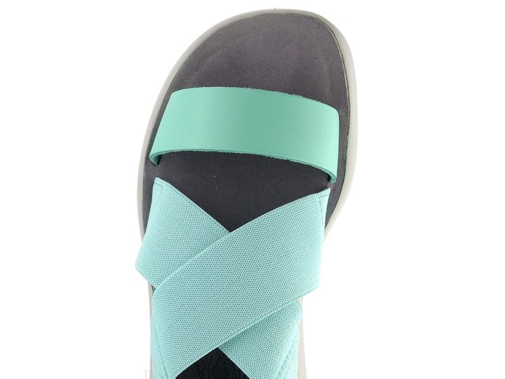 Fly London pásikové sandále mentolové Baji P144848011