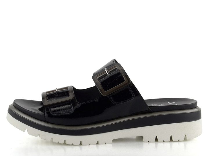 Ara dámské lakované pantofle černé Malaga 12-21011-01