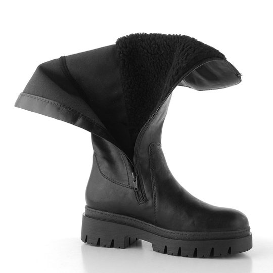 Rieker černé kozačky s membránou Z9490-00