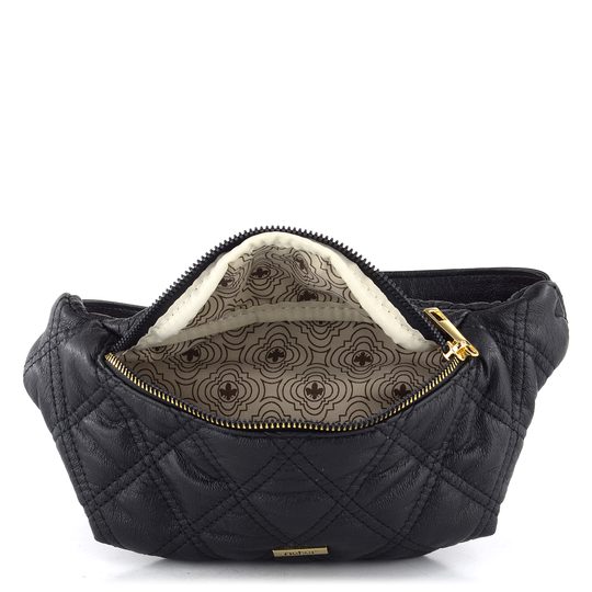 Rieker čierna prešívaná ľadvinka H1502-00