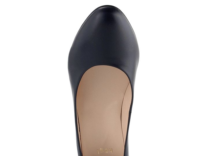 Högl hladké temne modré lodičky 0-176000