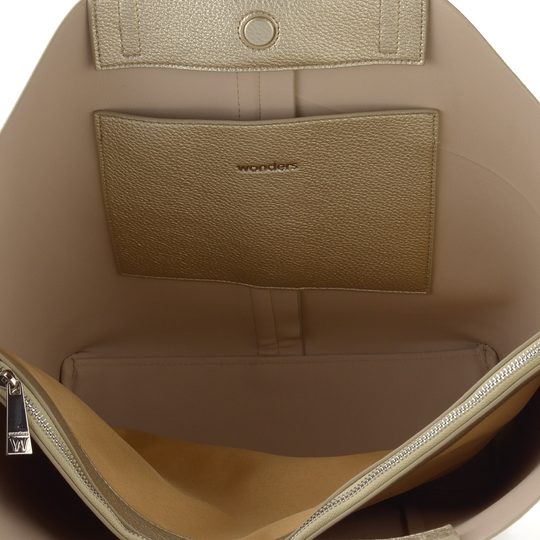 Wonders velká shopper kabelka platino WB-55034