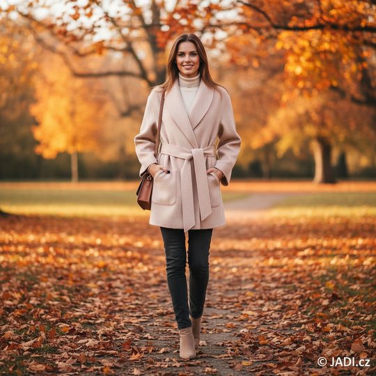 Högl luxusní vlněný kabát rose 9-193010-4700