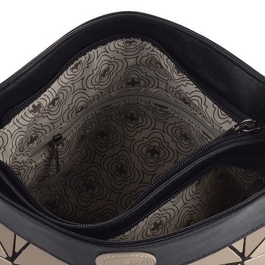 Rieker crossbody kabelka béžová so vzorom H1316-62