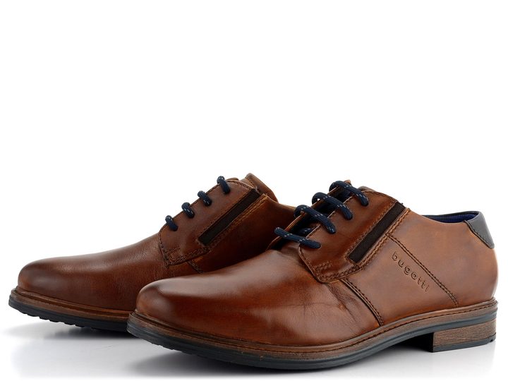 Bugatti koňakové polobotky 311-A8Z05-4100