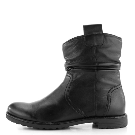 Ara dámský řasený kotník černý Liverpool 12-39510-11