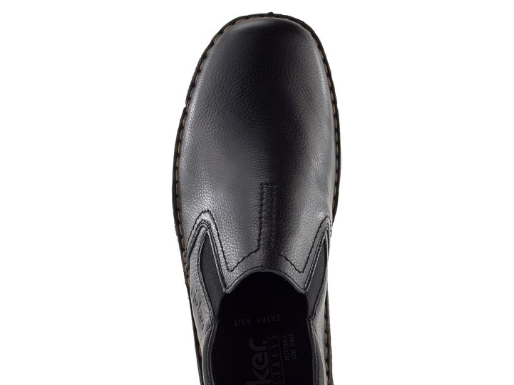 Rieker pánské prozouvací polobotky černé 05264-00