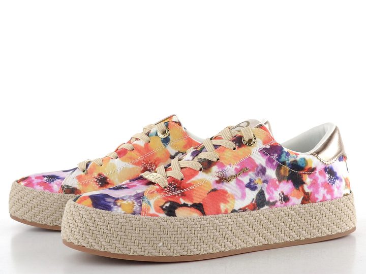 Tamaris farebné tenisky na platforme Orange Comb 1-23795-44