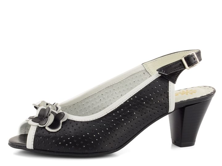 Barton sandále černo-bílé 3817