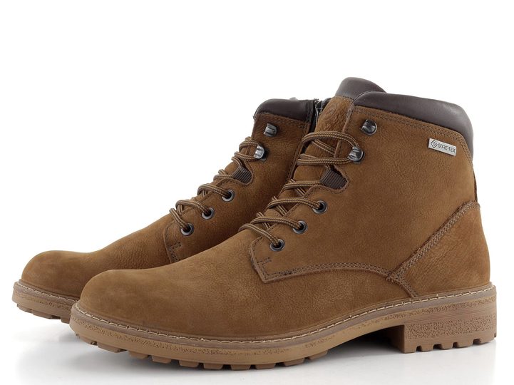 Ara pánska kožená členková obuv Frederik Tabacco/Caffee 11-24705-14