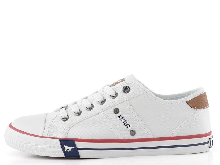 Mustang pánské plátěné tenisky white 26M0151005