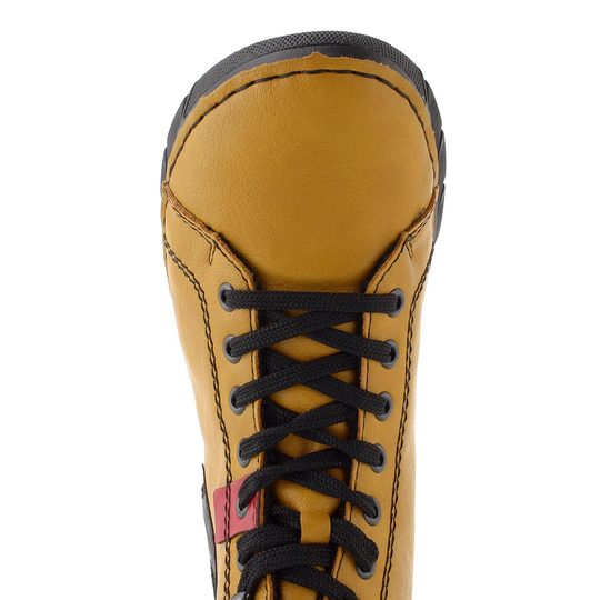 Rieker šněrovací kotník se zipem žlutý 55024-68